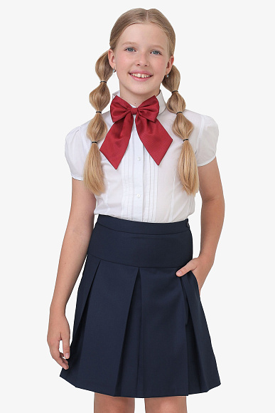 Юбка КОКЕТКА цвет темно-синий экстра