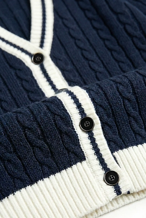 Кардиган синий