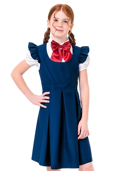 Сарафан с крылышками MEDIUM цвет синий 015 