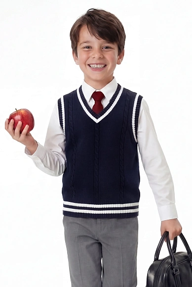 Жилет цвет синий белая полоска 4 950 ₽.