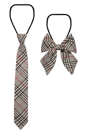 Бант цвет серая клетка