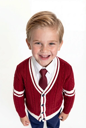 Кардиган клубный цвет бордовый