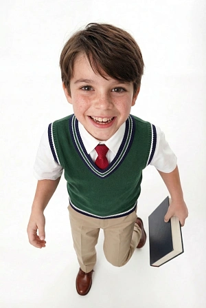 Жилет трикотажный зеленый