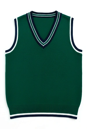 Жилет трикотажный зеленый