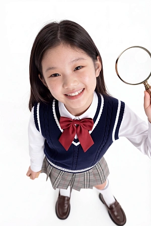 Жилет трикотажный синий в белую полоску