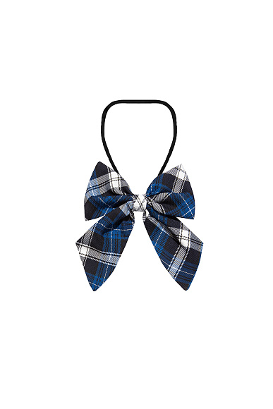 Бант цвет синяя клетка