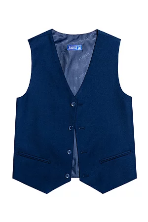 Жилет для мальчика ПРЕЗИДЕНТ цвет синий 015 