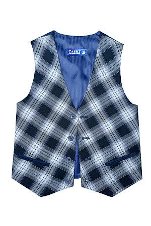 Жилет для мальчика ПРЕЗИДЕНТ цвет клетка БКК