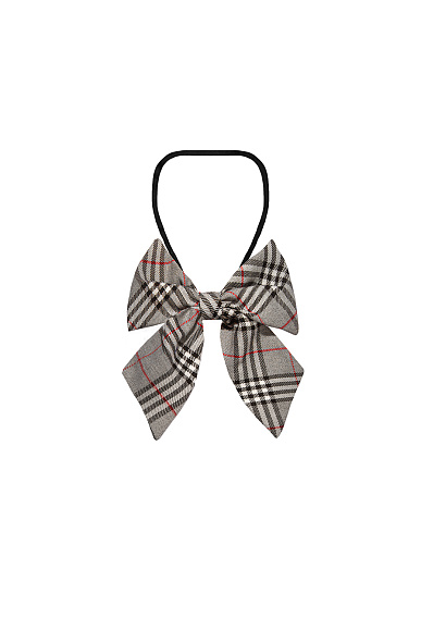 Бант цвет серая клетка