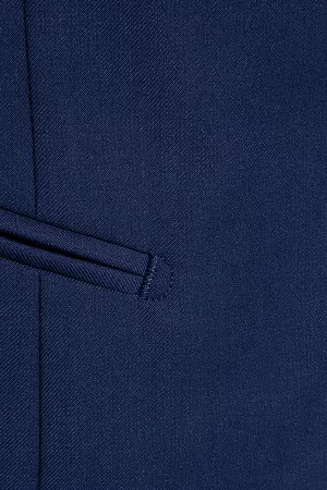 Жилет для девочки РОЗА цвет темно-синий экстра